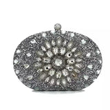 Gia Elegant Evening Purse: Silver - Rosenix